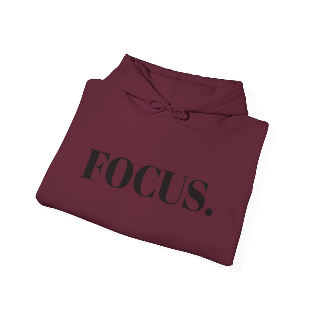 FOCUS. Hoodie — Minimal Motivational Pullover