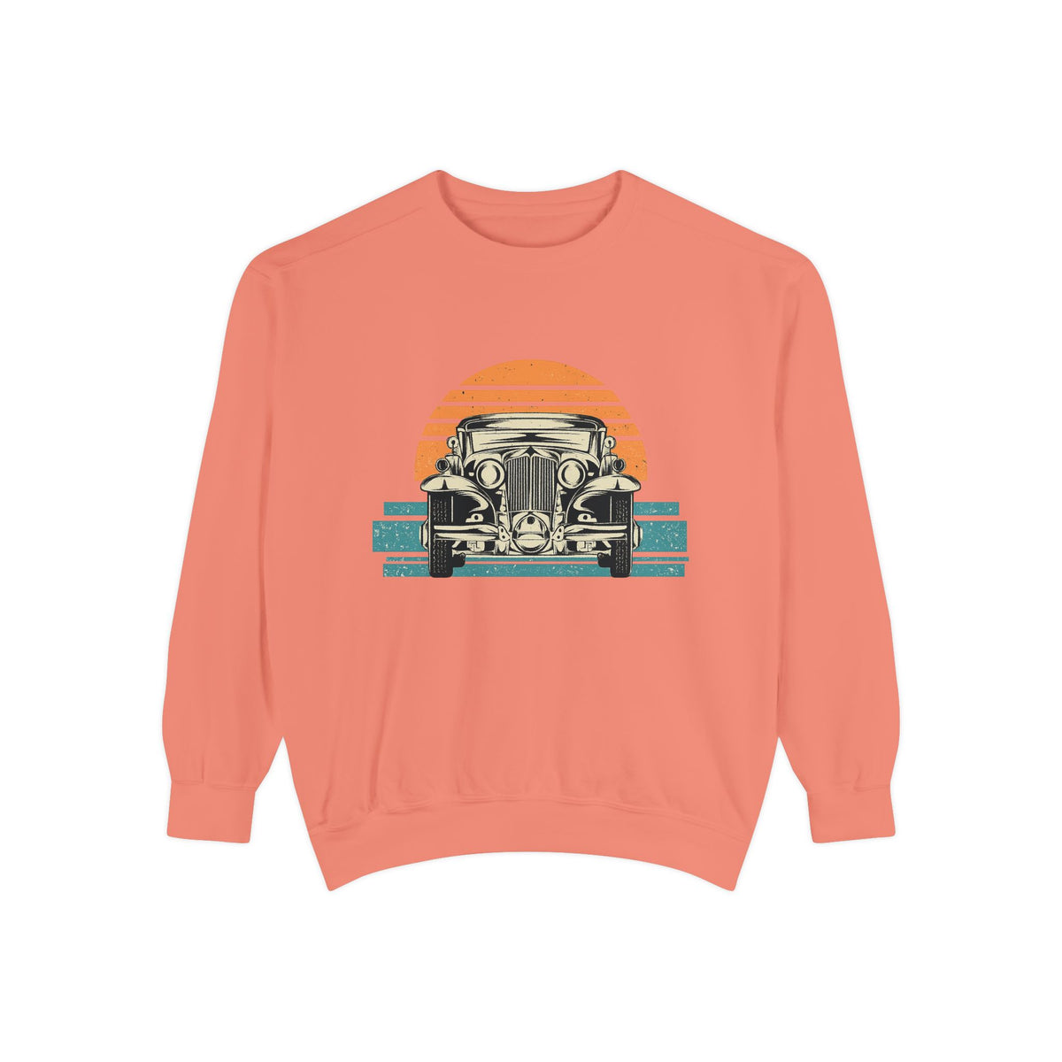 Vintage Car Sunset Sweatshirt