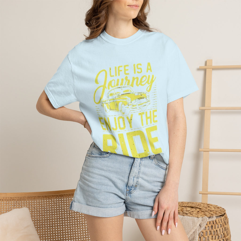 Enjoy The Ride T-Shirt — 'Life Is A Journey' Vintage Car Tee