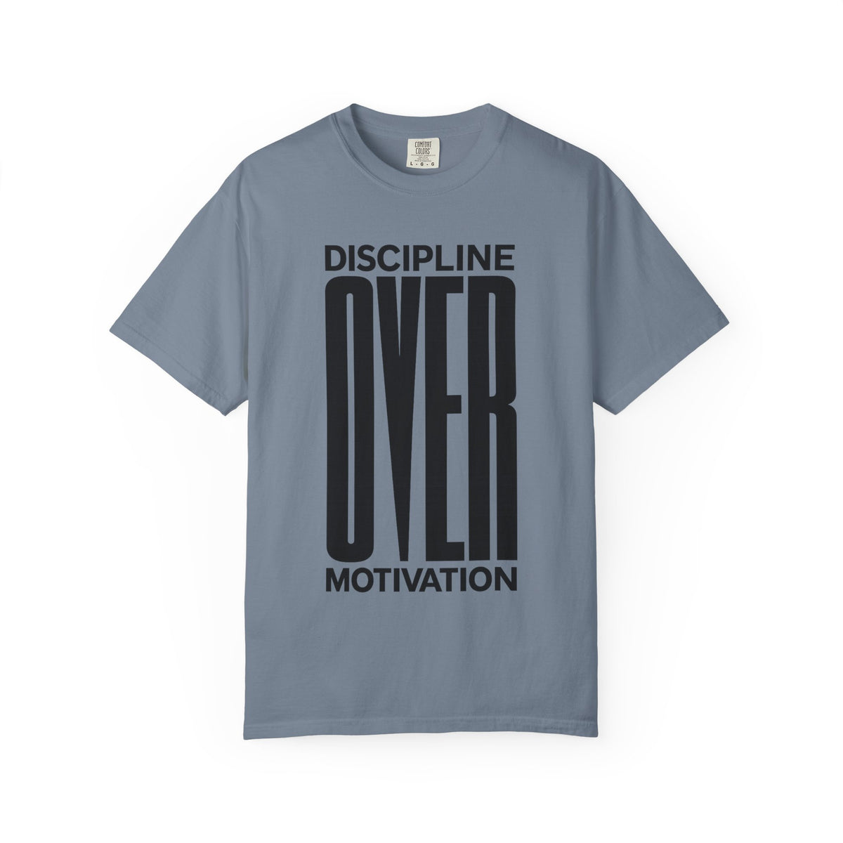 Discipline Over Motivation T-Shirt — Motivational Fitness Tee