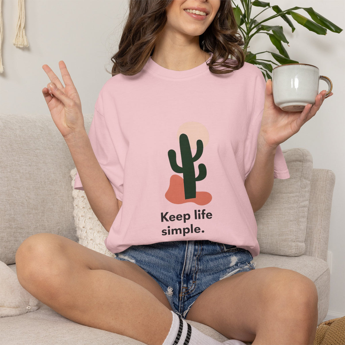 Keep Life Simple Cactus T-Shirt