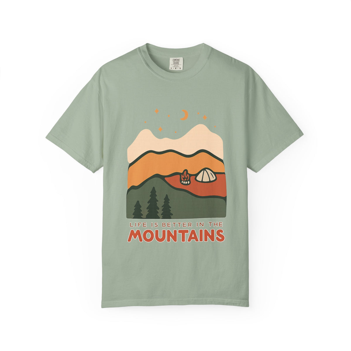 Life Is Better in the Mountains T-Shirt — Camping Mountain Graphic Tee