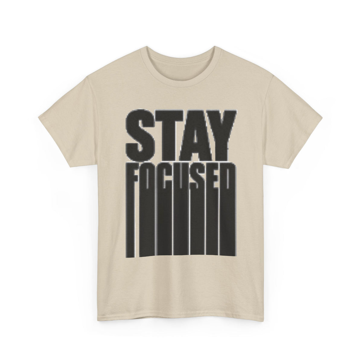Stay Focused Tee — Motivational Graphic T‑Shirt
