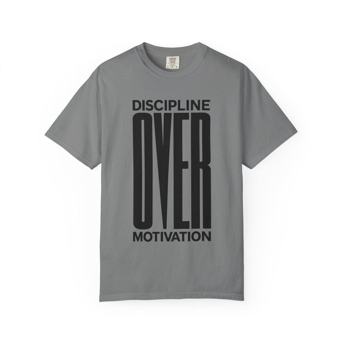 Discipline Over Motivation T-Shirt — Motivational Fitness Tee