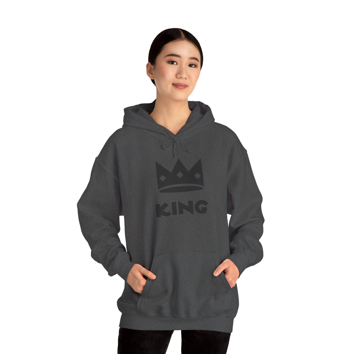 King Crown Hoodie — Bold 'KING' Graphic Pullover