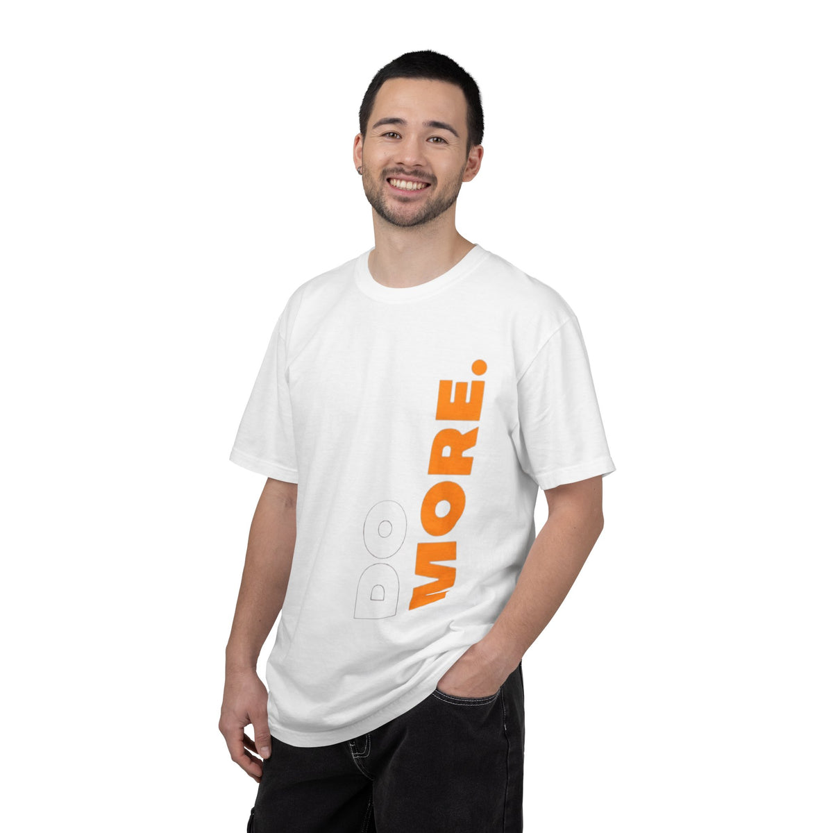 Do More T-Shirt — Motivational Vertical Print Tee