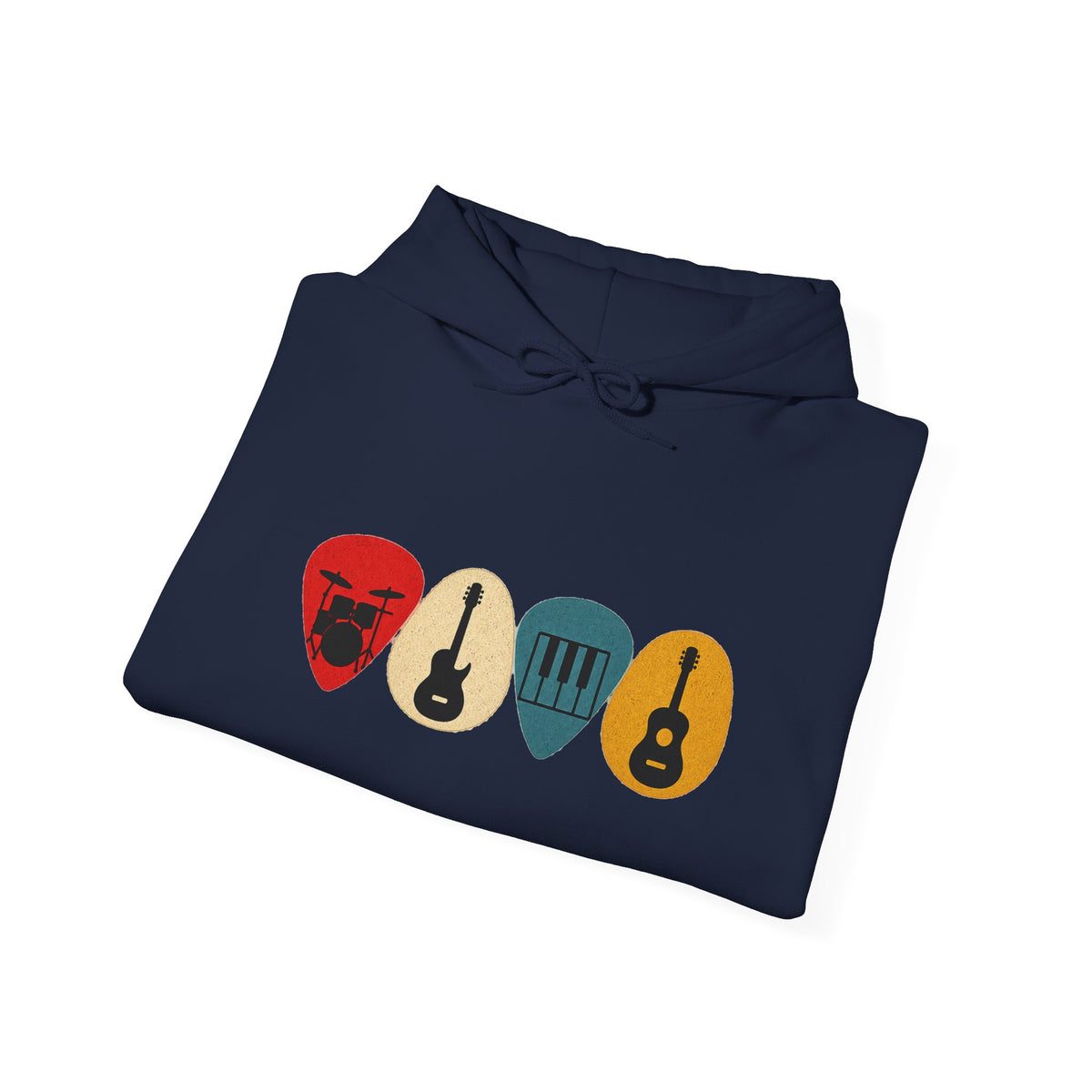 Guitar Picks Graphic Hoodie