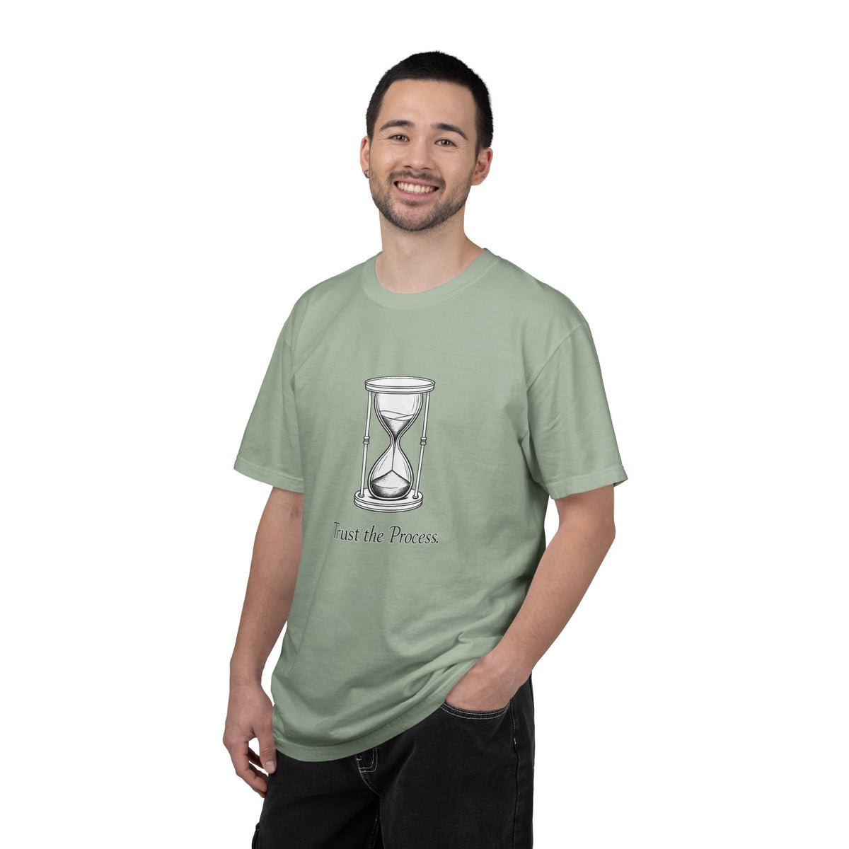 Trust the Process T-Shirt — Hourglass Graphic Inspirational Tee