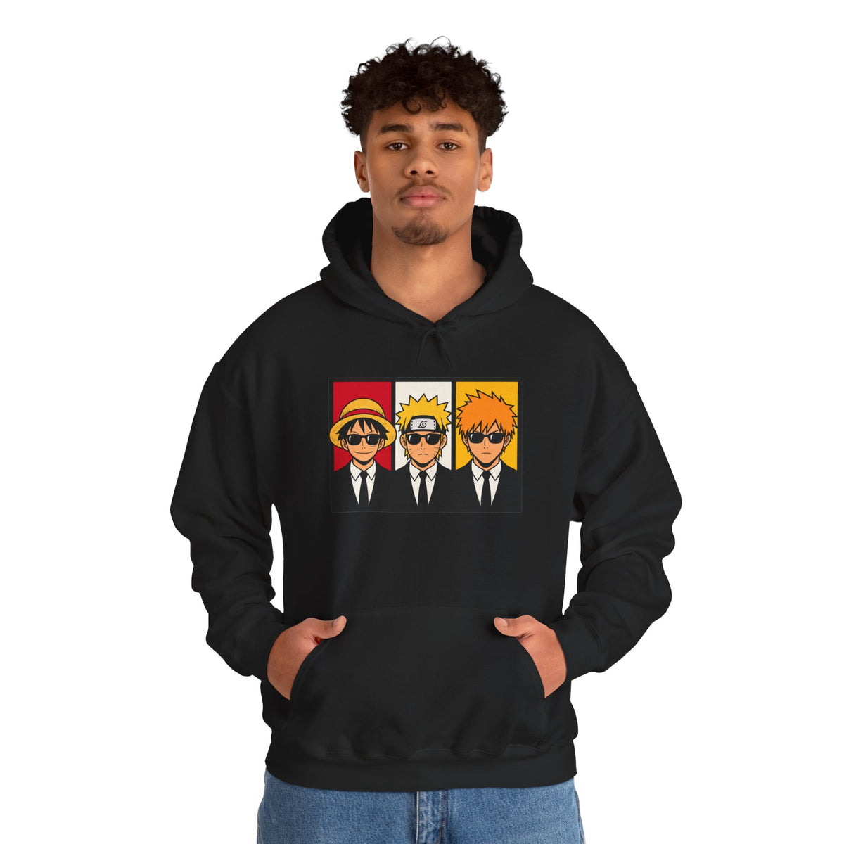 Anime Trio Graphic Hoodie