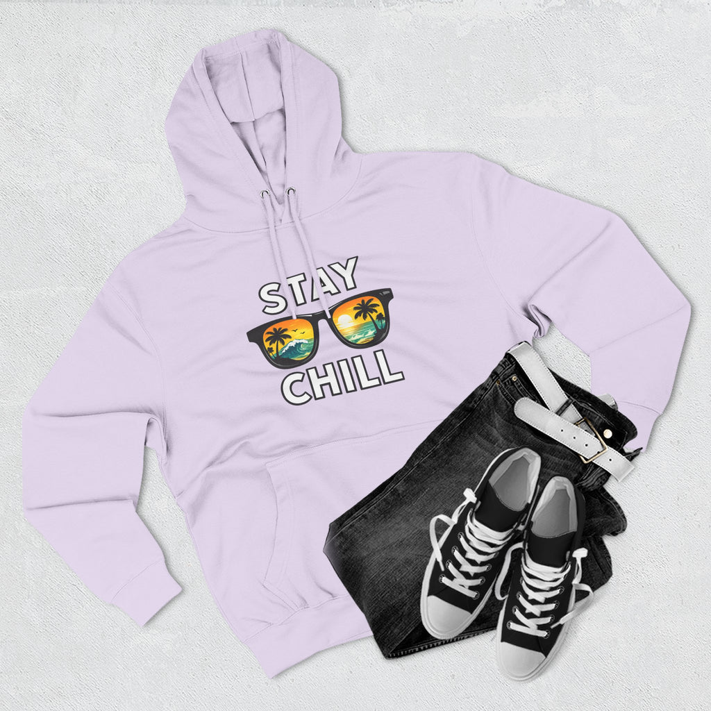Stay Chill Sunglasses Hoodie — Casual Beach Vibe Pullover