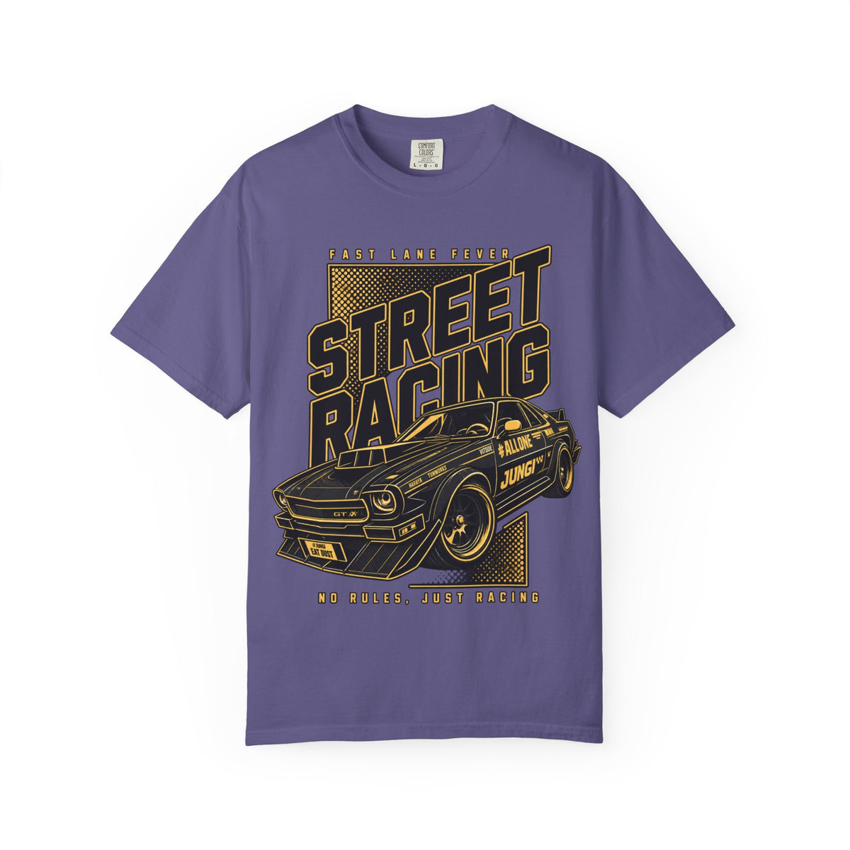 Street Racing Car T-Shirt — Retro Drift Racing Graphic Tee