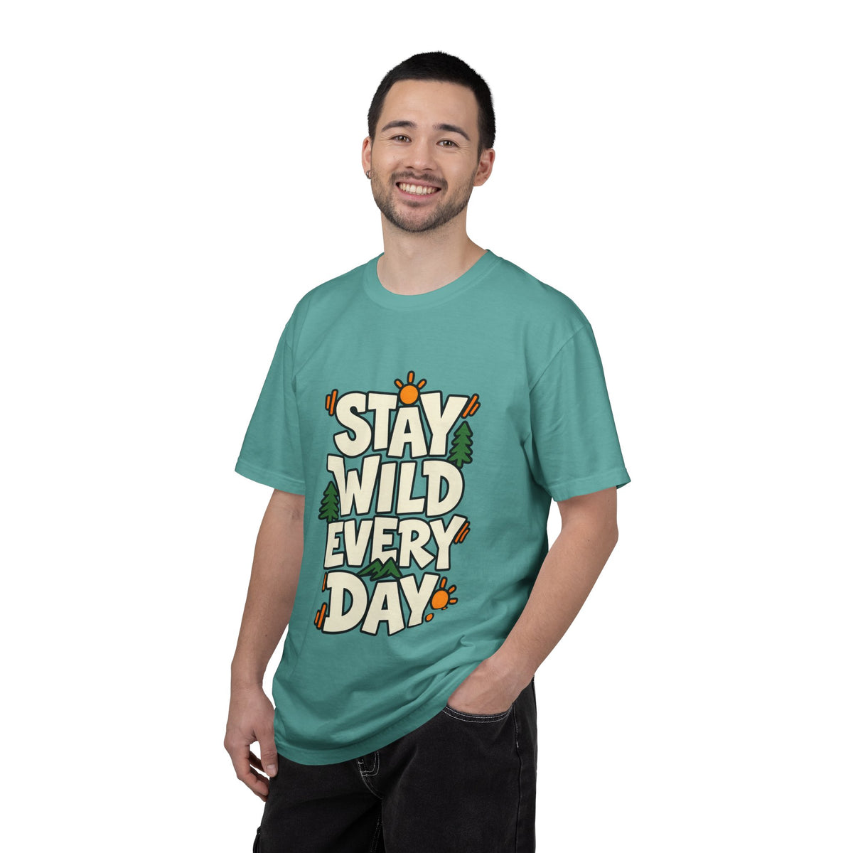 Stay Wild Every Day T-Shirt — Outdoor Adventure Graphic Tee