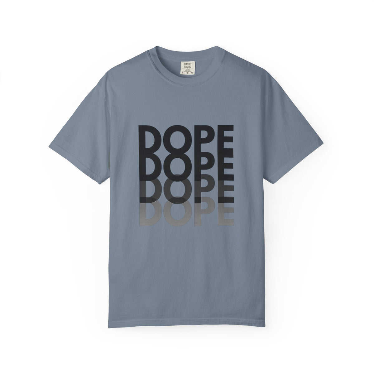 Dope Repeat Graphic T-Shirt — Retro Stacked Typography Tee