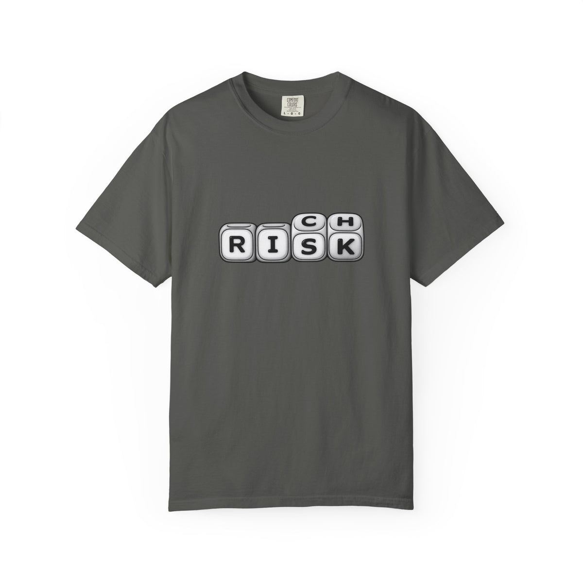 T-Shirt — 'RISK' Dice Block Graphic Tee