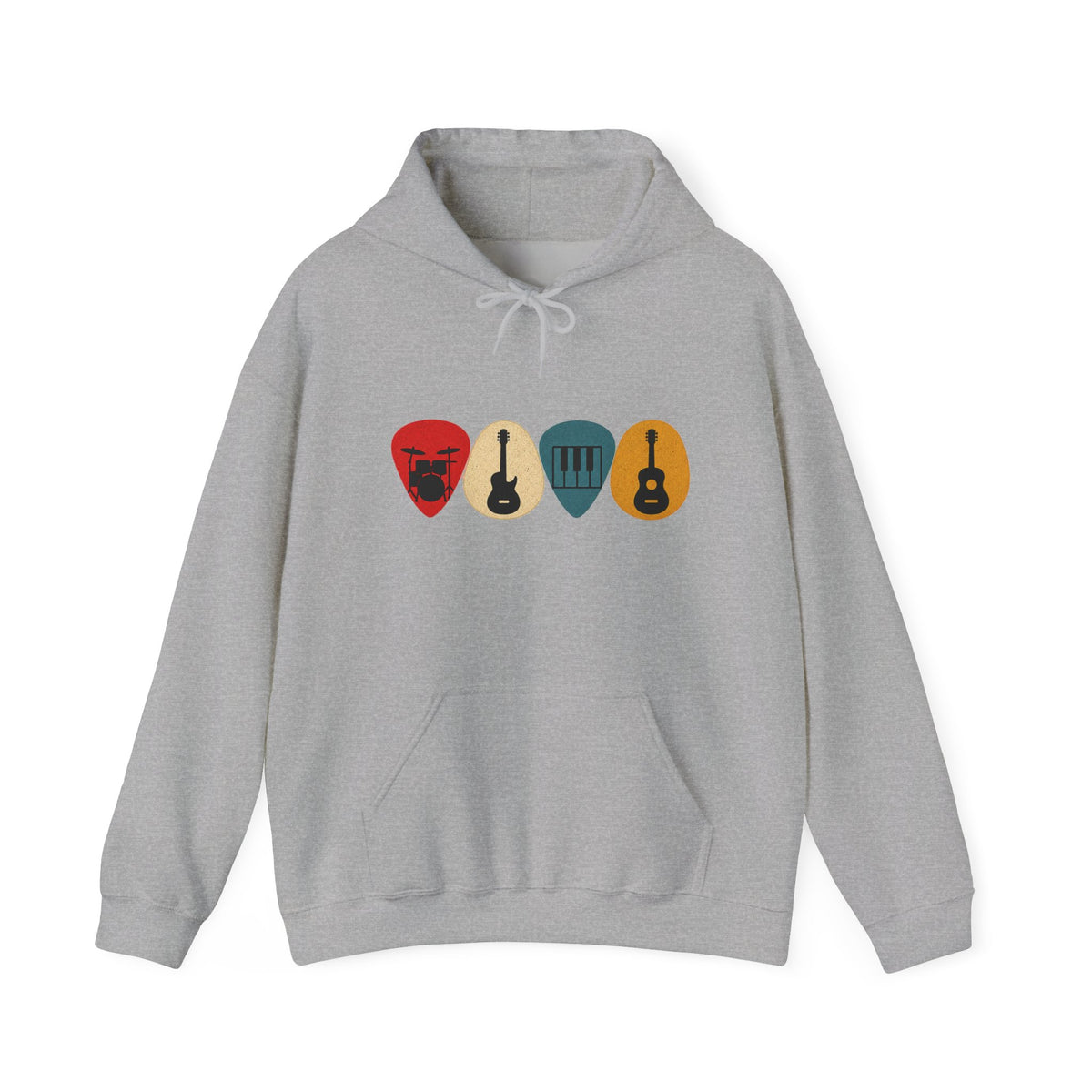 Guitar Picks Graphic Hoodie