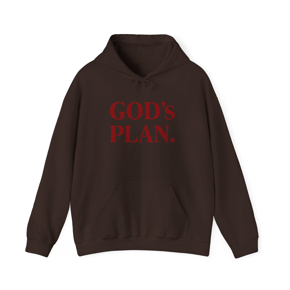 God's Plan Hoodie — Faith-Inspired White Pullover