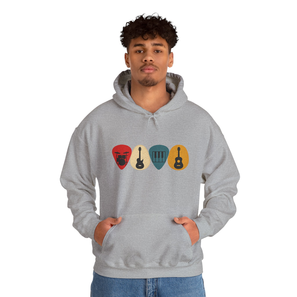Guitar Picks Graphic Hoodie