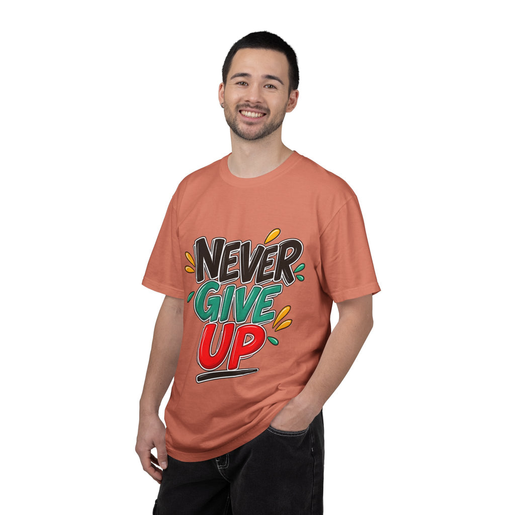 Never Give Up T-Shirt — Motivational Graphic Tee