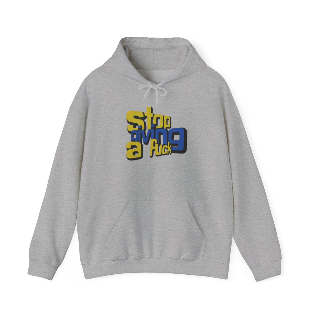 Hoodie — "Stop Giving a F*ck" Bold Retro Graphic Hoodie