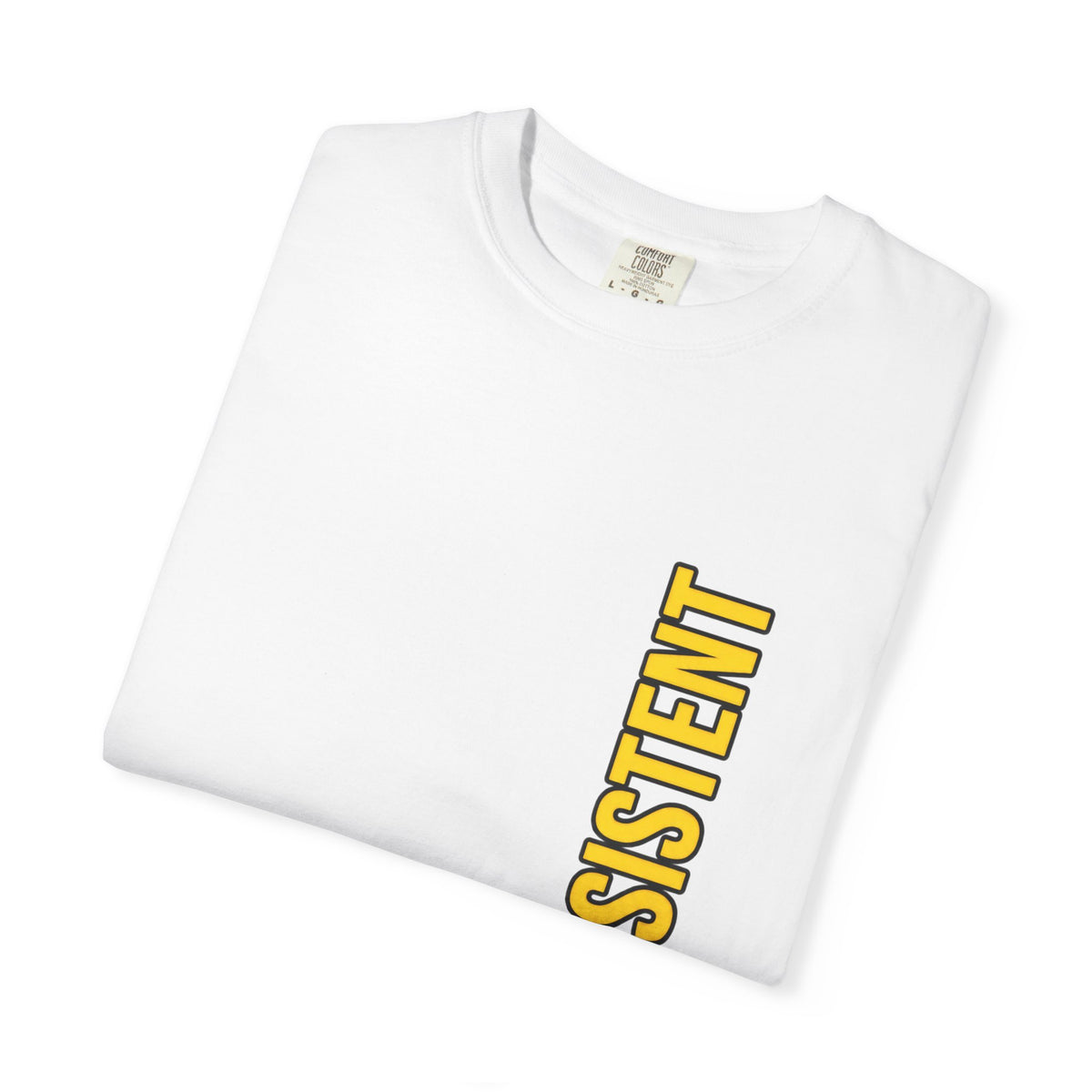 Be Consistent Vertical Graphic T-Shirt — Motivational Fitness Tee