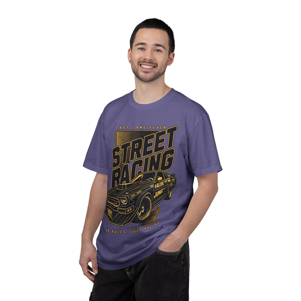 Street Racing Car T-Shirt — Retro Drift Racing Graphic Tee