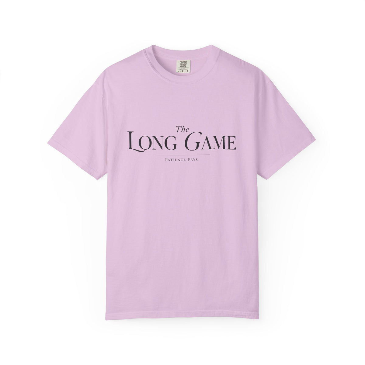 The Long Game T-Shirt — Minimalist Script Tee