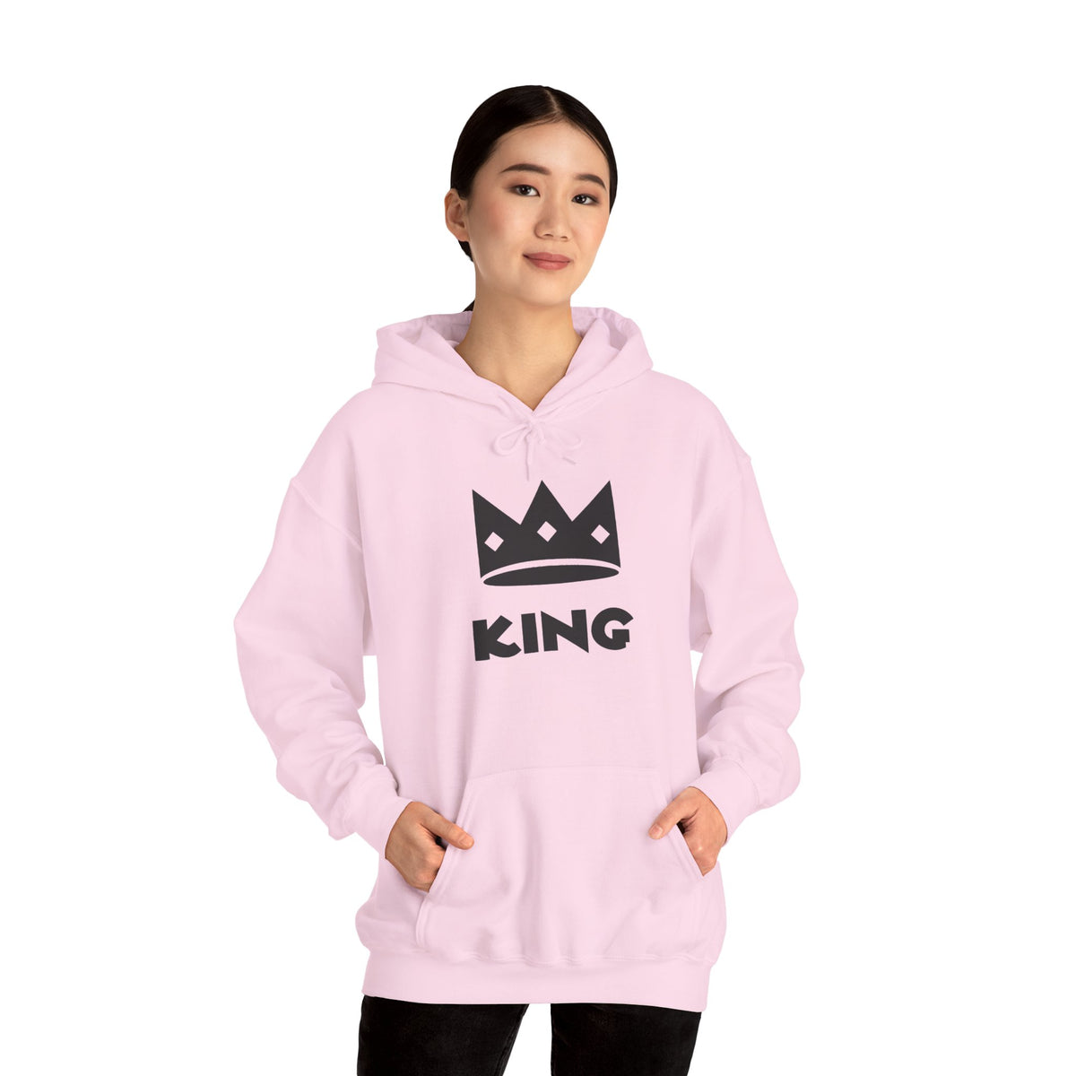 King Crown Hoodie — Bold 'KING' Graphic Pullover