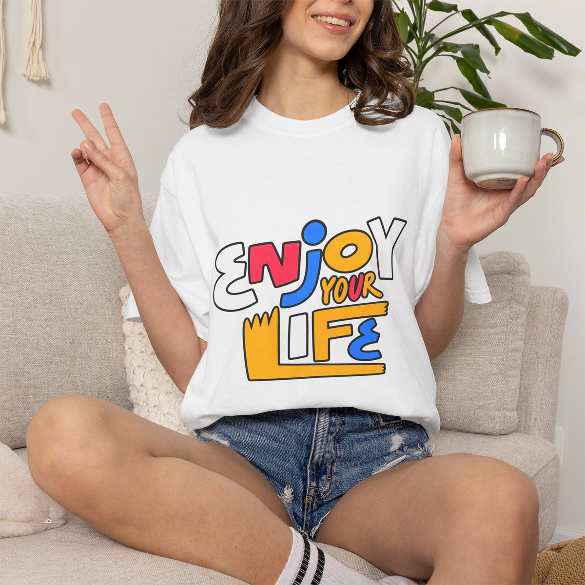 Enjoy Your Life Graphic T-Shirt