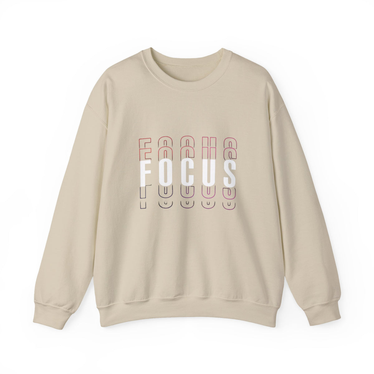 Focus Crewneck Sweatshirt — Motivational Casual Pullover
