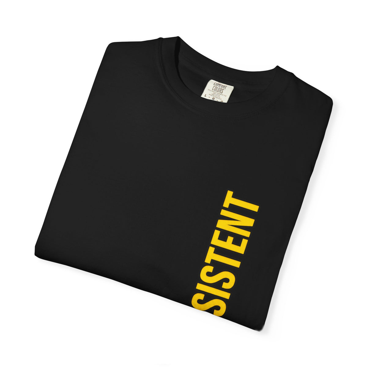Be Consistent Vertical Graphic T-Shirt — Motivational Fitness Tee