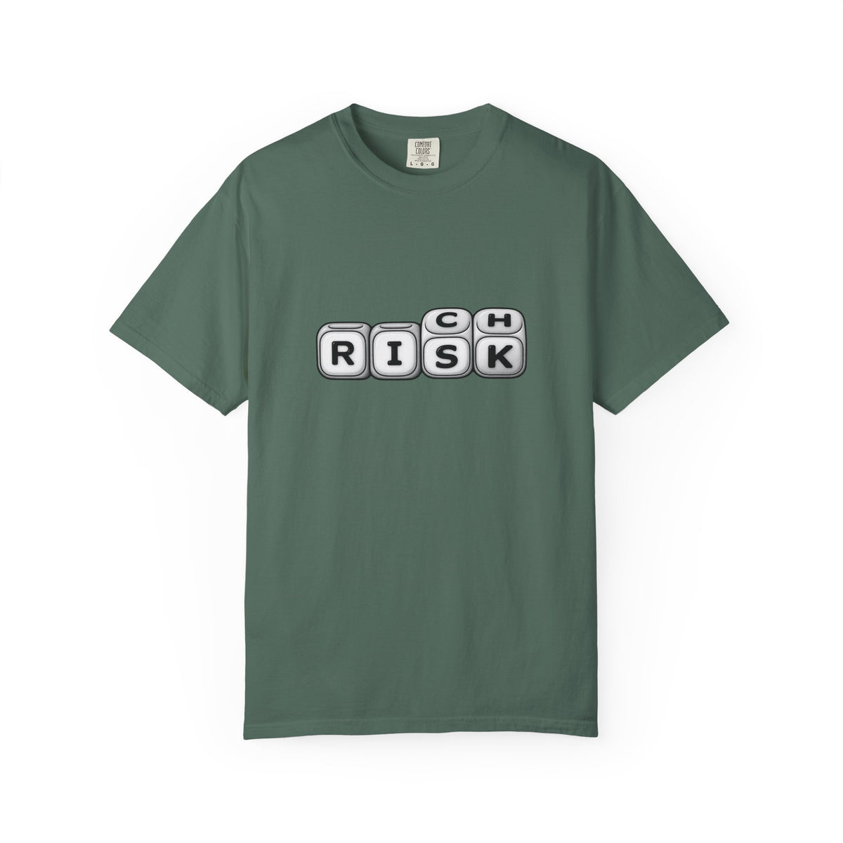 T-Shirt — 'RISK' Dice Block Graphic Tee