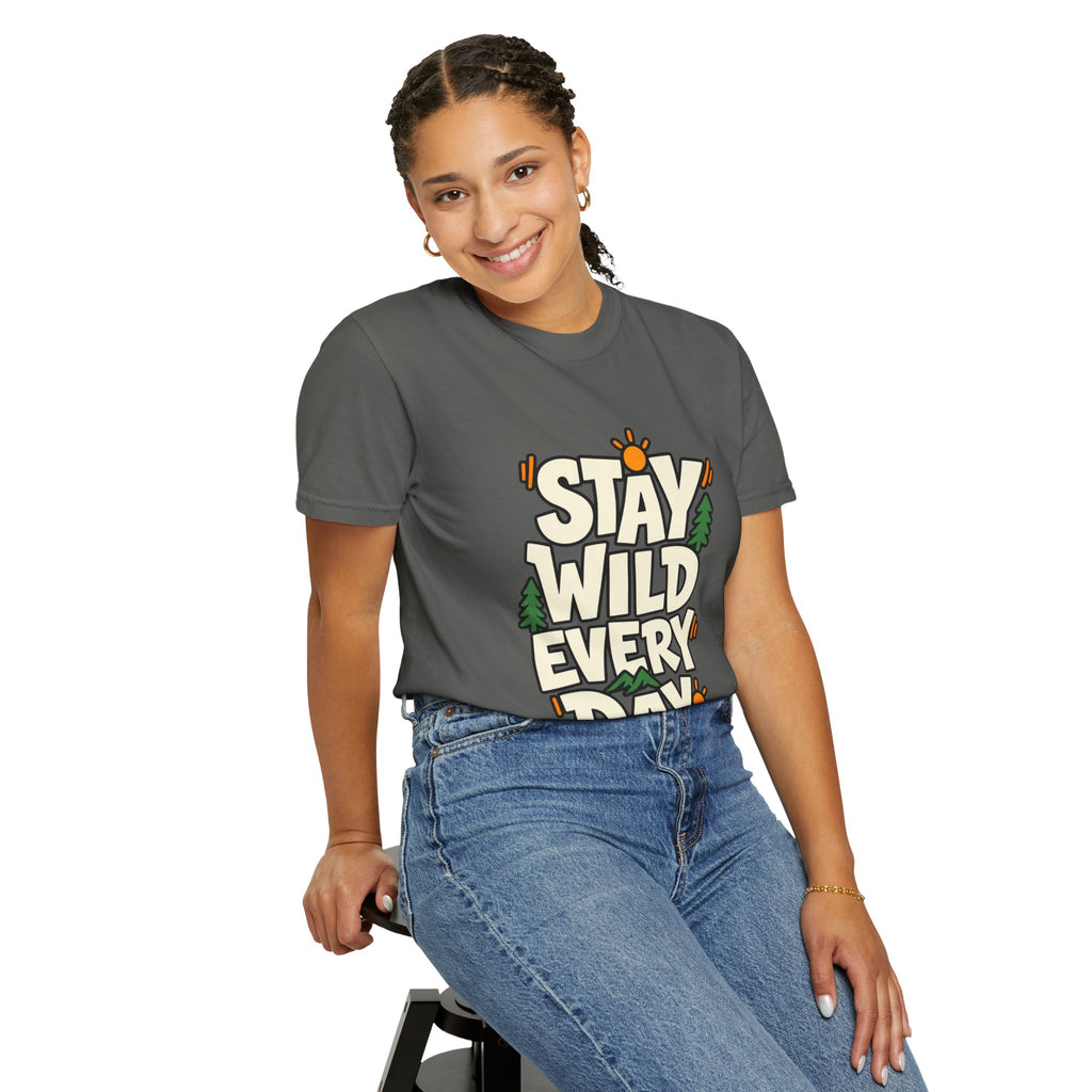 Stay Wild Every Day T-Shirt — Outdoor Adventure Graphic Tee