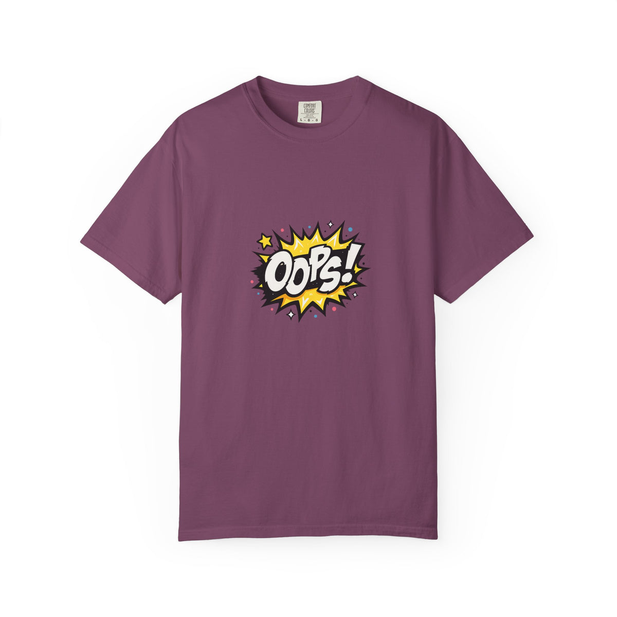 Oops! Comic Graphic T-Shirt — Retro Pop Art Tee