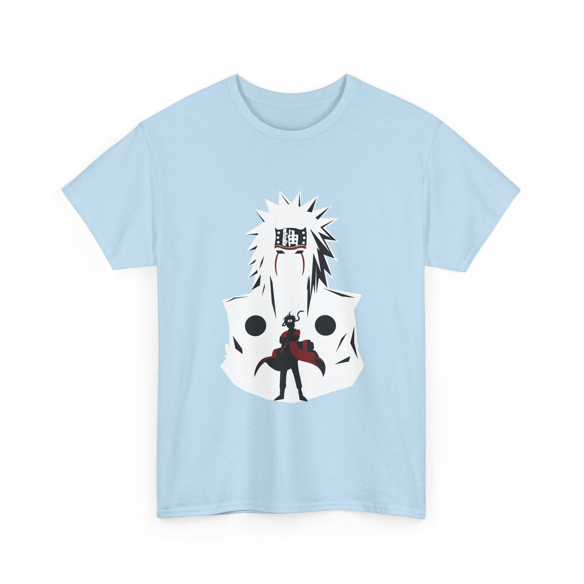 Anime Shadow Warrior T-Shirt — Silhouette Battle Graphic Tee
