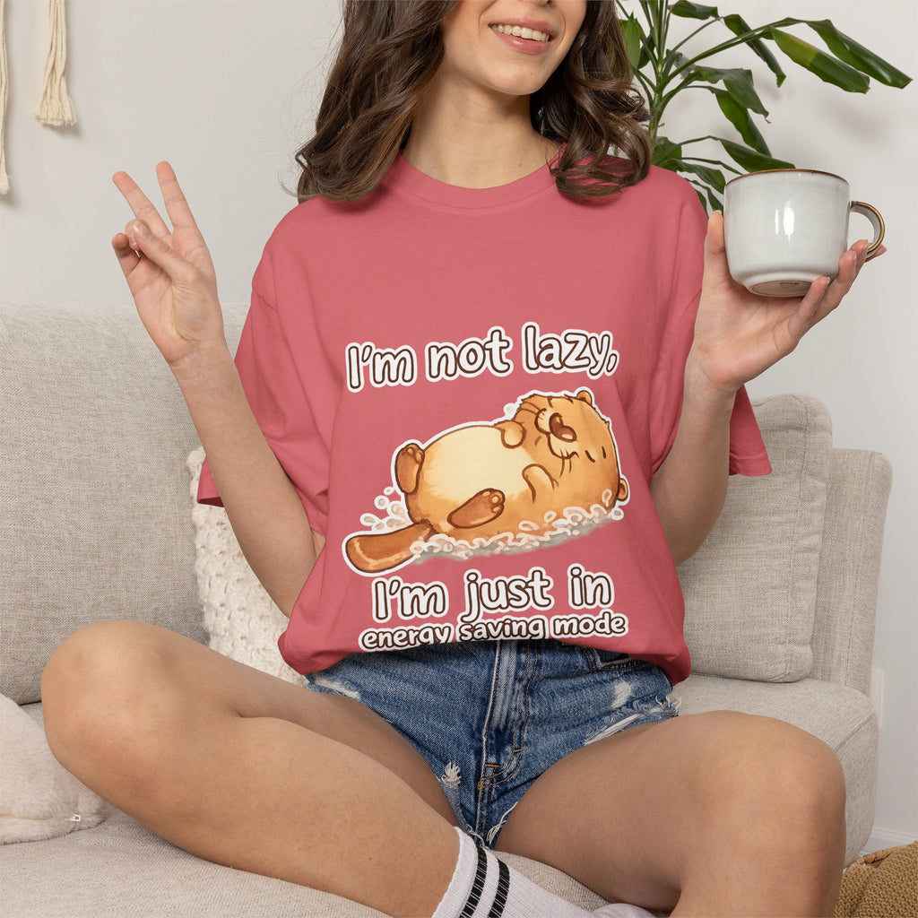 Funny 'I'm Not Lazy, I'm in Energy Saving Mode' T-Shirt
