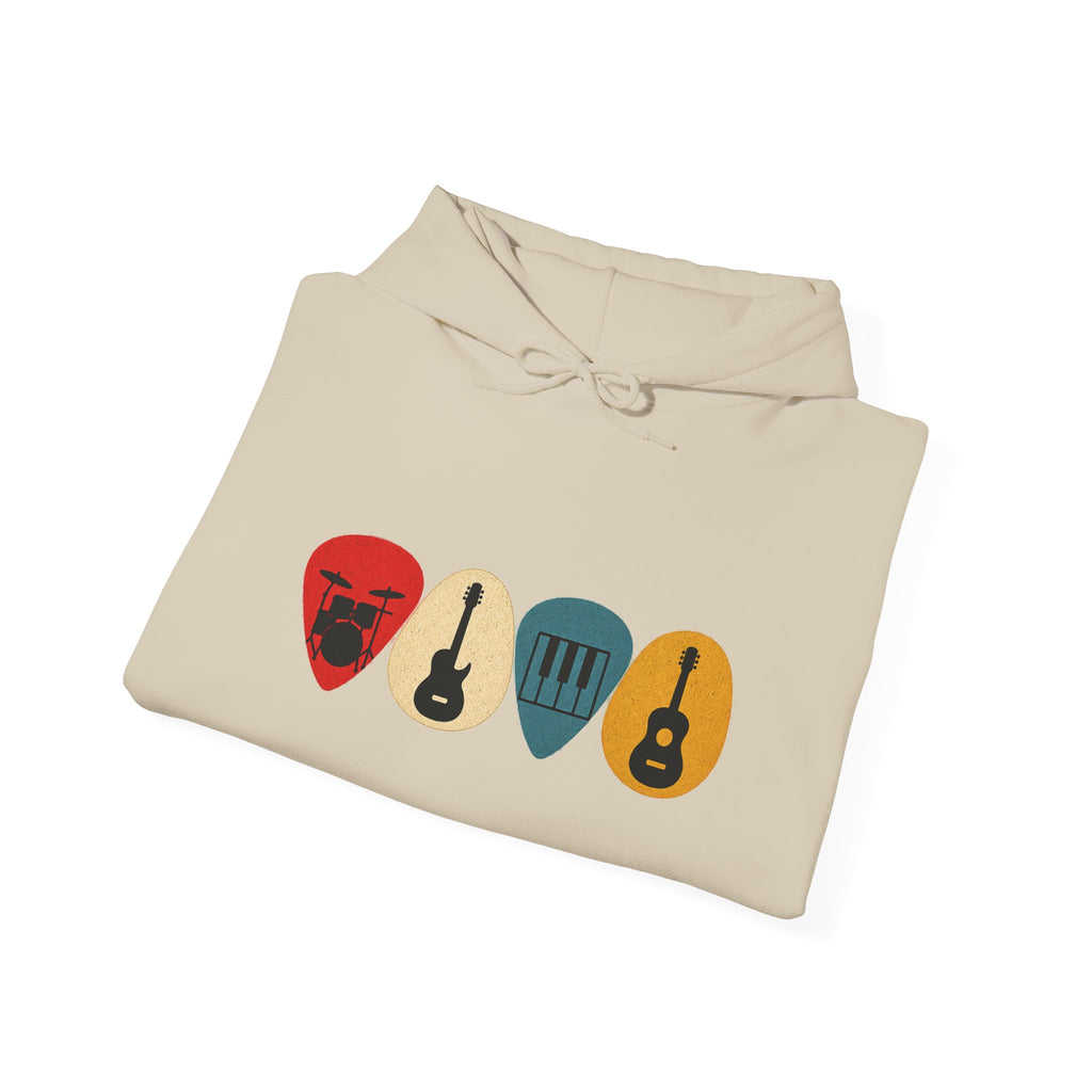 Guitar Picks Graphic Hoodie