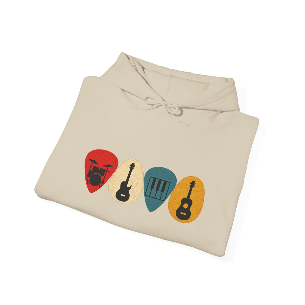 Guitar Picks Graphic Hoodie