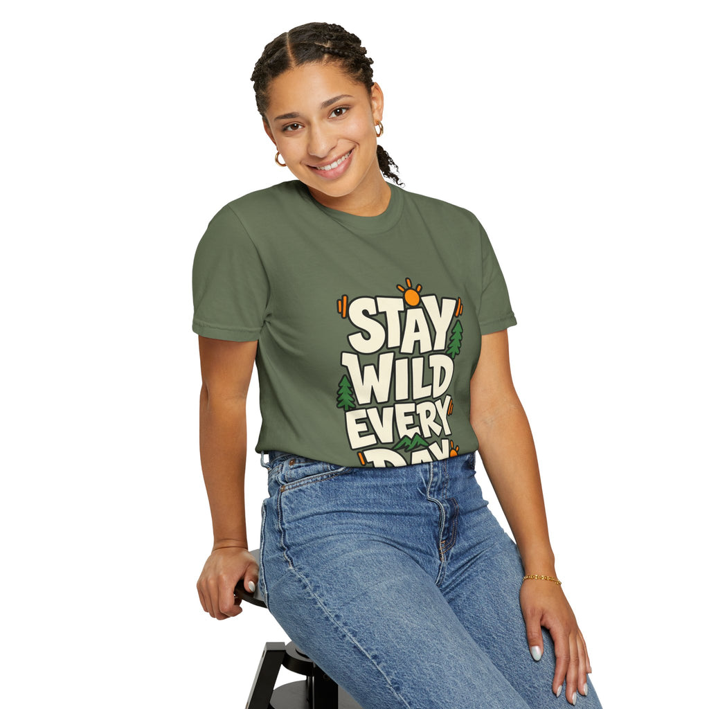 Stay Wild Every Day T-Shirt — Outdoor Adventure Graphic Tee