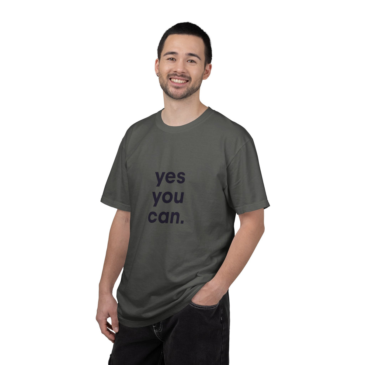 Yes You Can T-Shirt — Minimal Motivational Tee