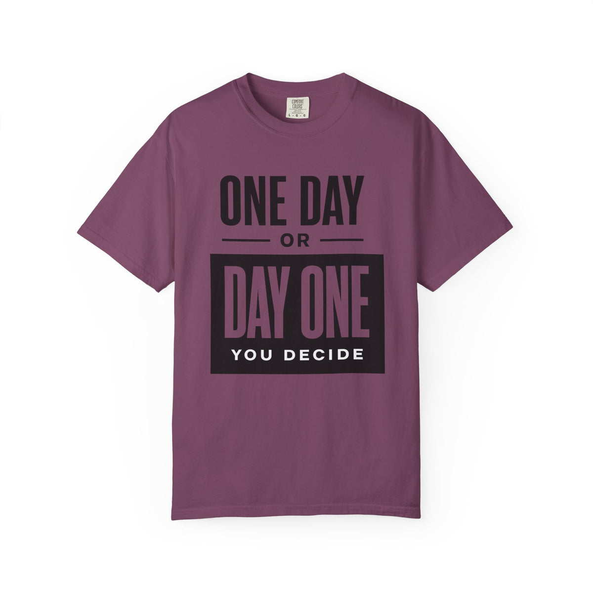One Day or Day One Motivational T-Shirt