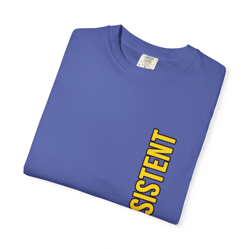 Be Consistent Vertical Graphic T-Shirt — Motivational Fitness Tee