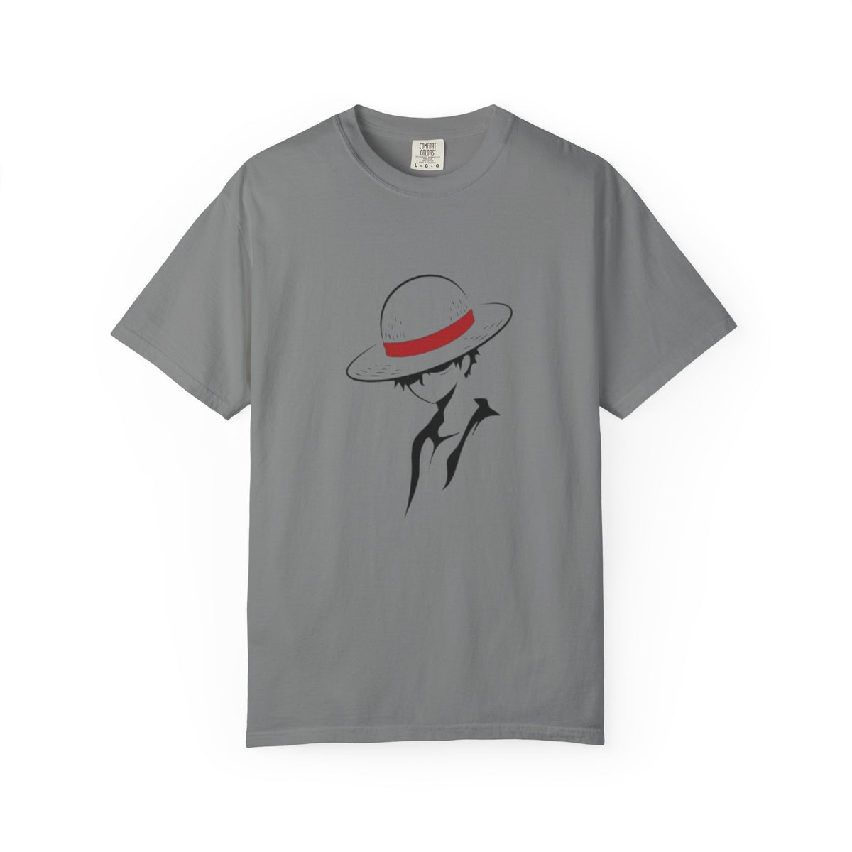 Minimal Straw Hat Silhouette T-Shirt