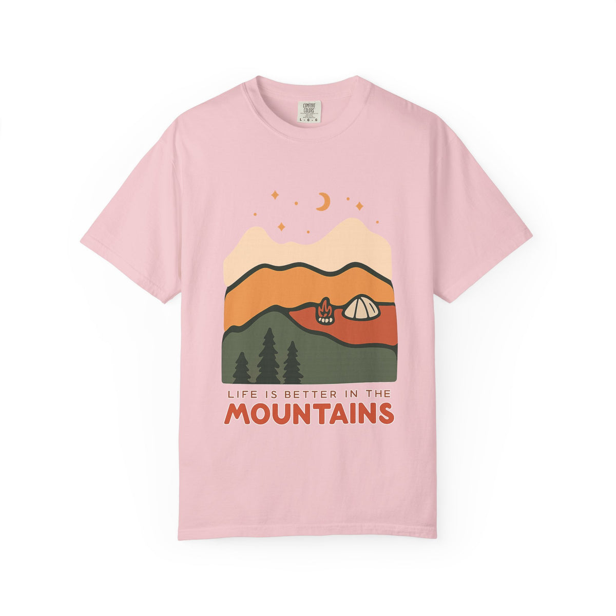 Life Is Better in the Mountains T-Shirt — Camping Mountain Graphic Tee