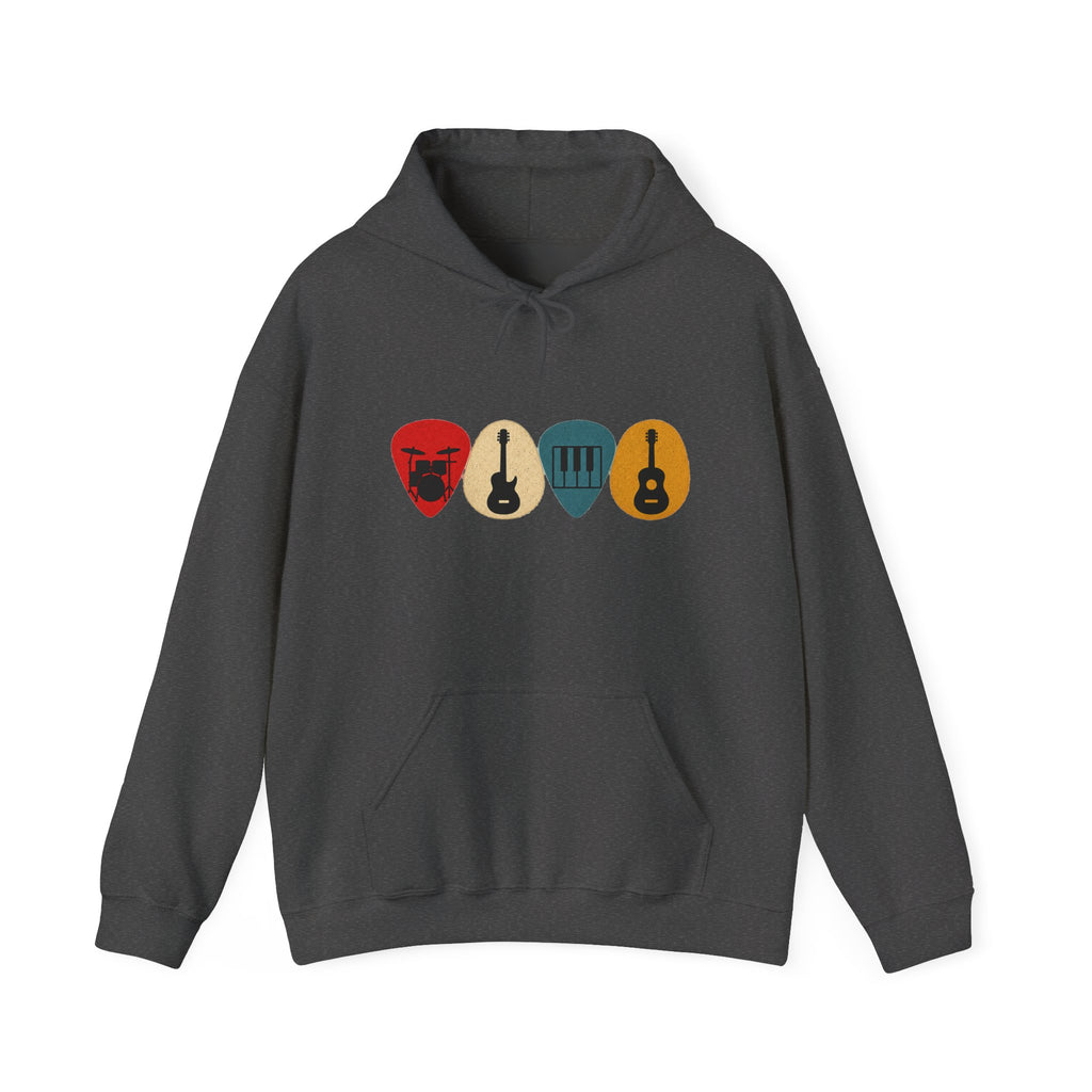 Guitar Picks Graphic Hoodie
