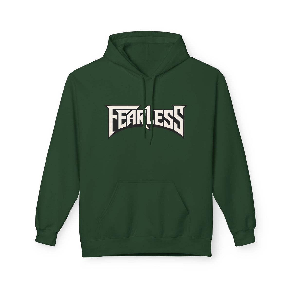 Fearless Graphic Hoodie — Bold Retro Logo Pullover