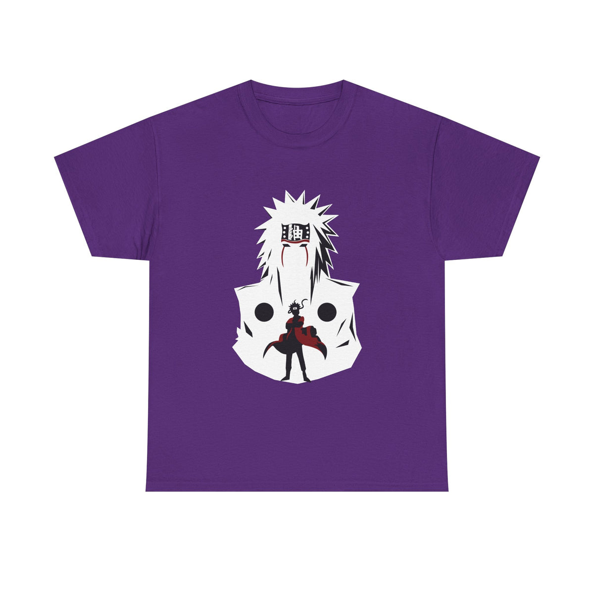 Anime Shadow Warrior T-Shirt — Silhouette Battle Graphic Tee