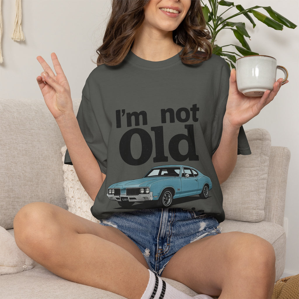 Classic Car T-Shirt — "I'm Not Old I'm Classic" Vintage Auto Tee
