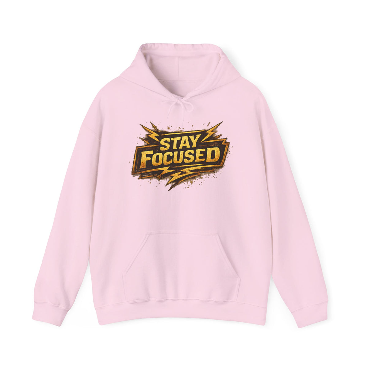 Stay Focused Hoodie — Motivational Graphic Pullover