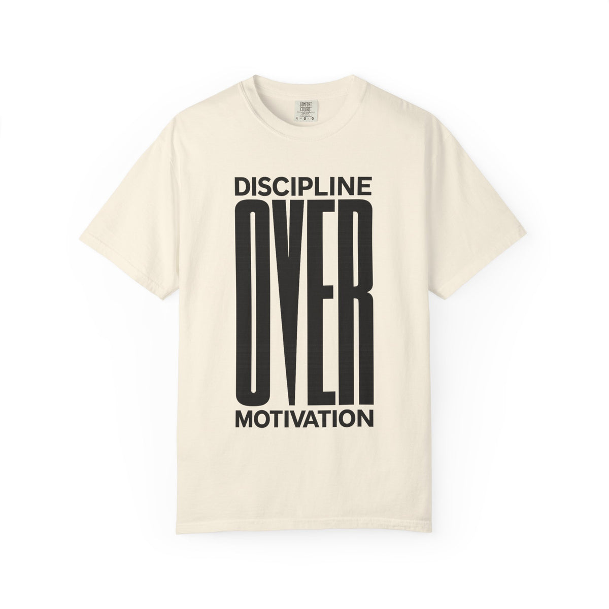 Discipline Over Motivation T-Shirt — Motivational Fitness Tee