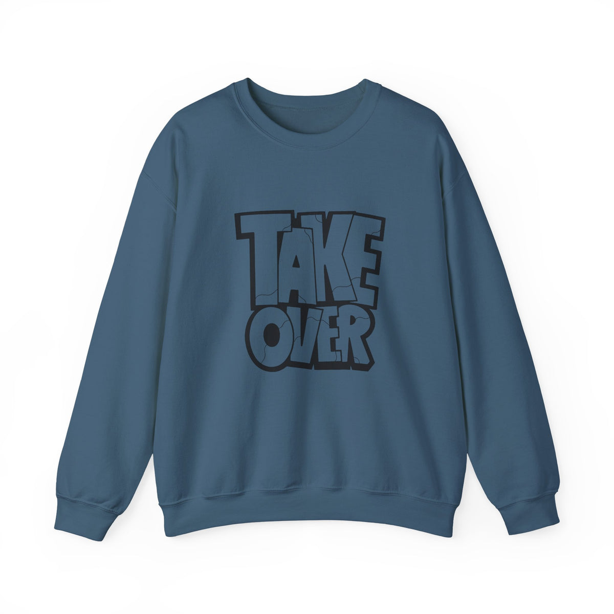 Take Over Crewneck Sweatshirt — Bold Streetwear Graphic Pullover